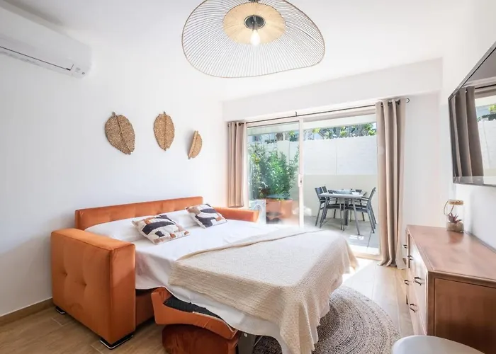 Comfy With Residential Swimming Pool 公寓 戛纳